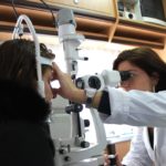Controllo oculistico gratuito a bordo di una Unità mobile oftalmica della IAPB Italia onlus (Roma, 14 marzo 2012)